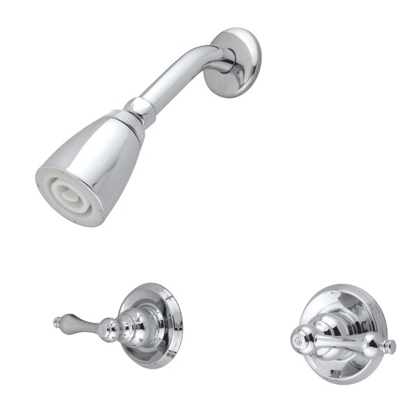 Shower Faucet, Polished Chrome, Wall Mount